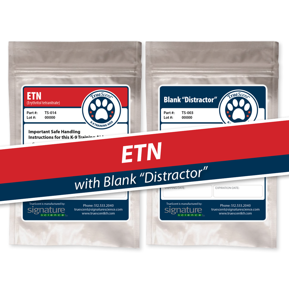 Photo of ETN Training Scent and Blank "Distractor"