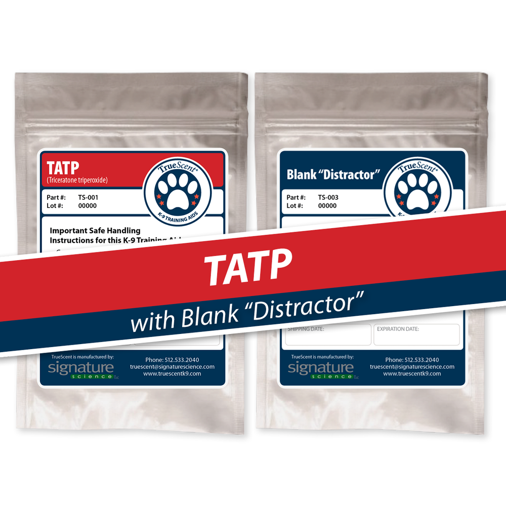 Photo of TATP Training Scent and Blank "Distractor"
